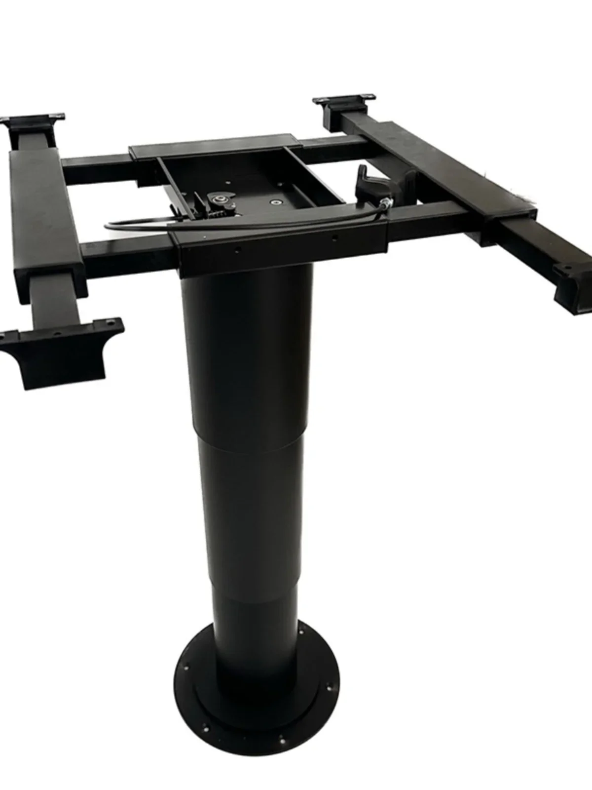 Pneumatic three-section desktop sliding table rack modified by the sojourner