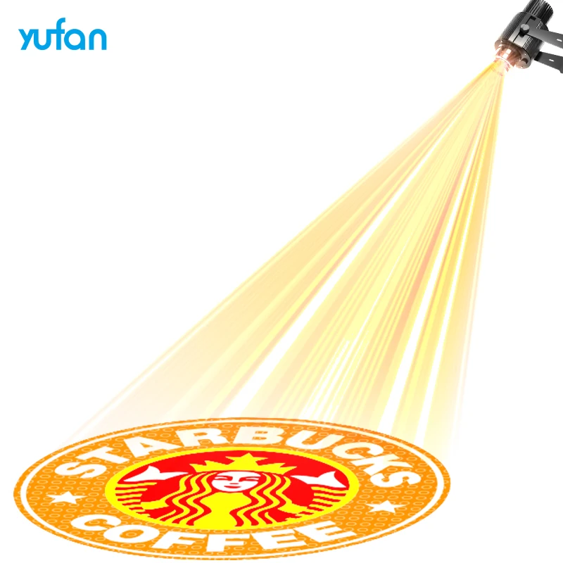 

Yufan advertising projector light outdoor waterproof remote control customized logo gobo projector