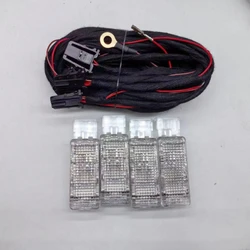 Car interior Footwell Light pathway Lamp & Cable Wire Plug For Passat B6 CC Golf 6 MK6 Tiguan EOS Rabbit 7L0 947 415 5ND 947 415