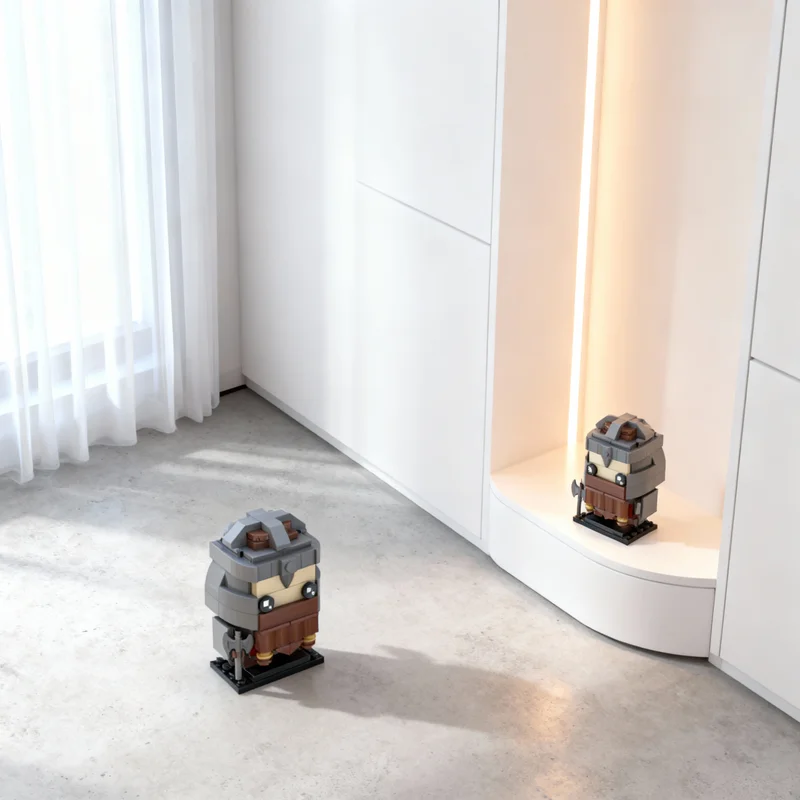 

122pcs MOC LOTRes Brickheadz Gimli Building Blocks Christmas Gift Idea Master Series Collector Edition Model