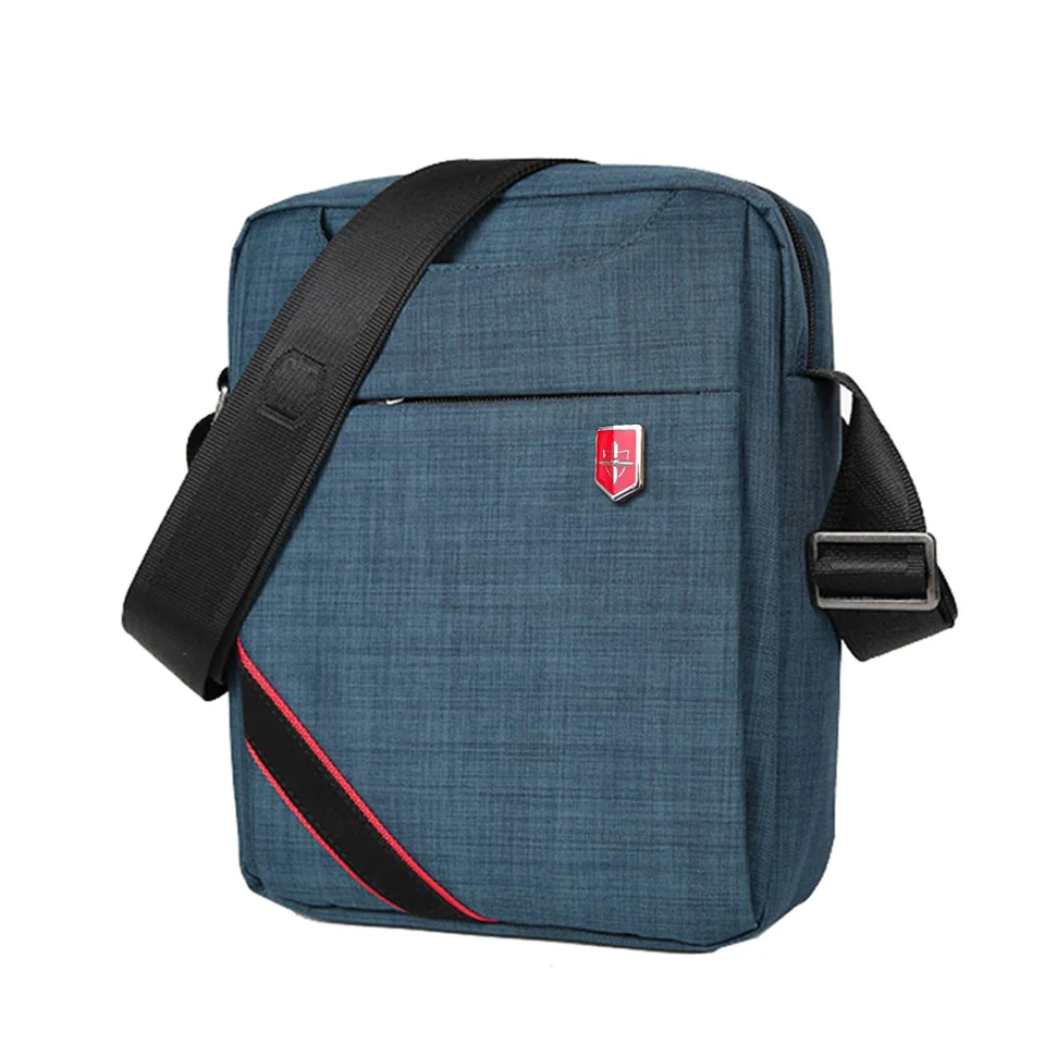 Imagem -04 - Bolsa Mensageiro Oxford Impermeável para Homens Pasta de Negócios Bolsa de Ombro Casual Masculina e Feminina Marca Suíça