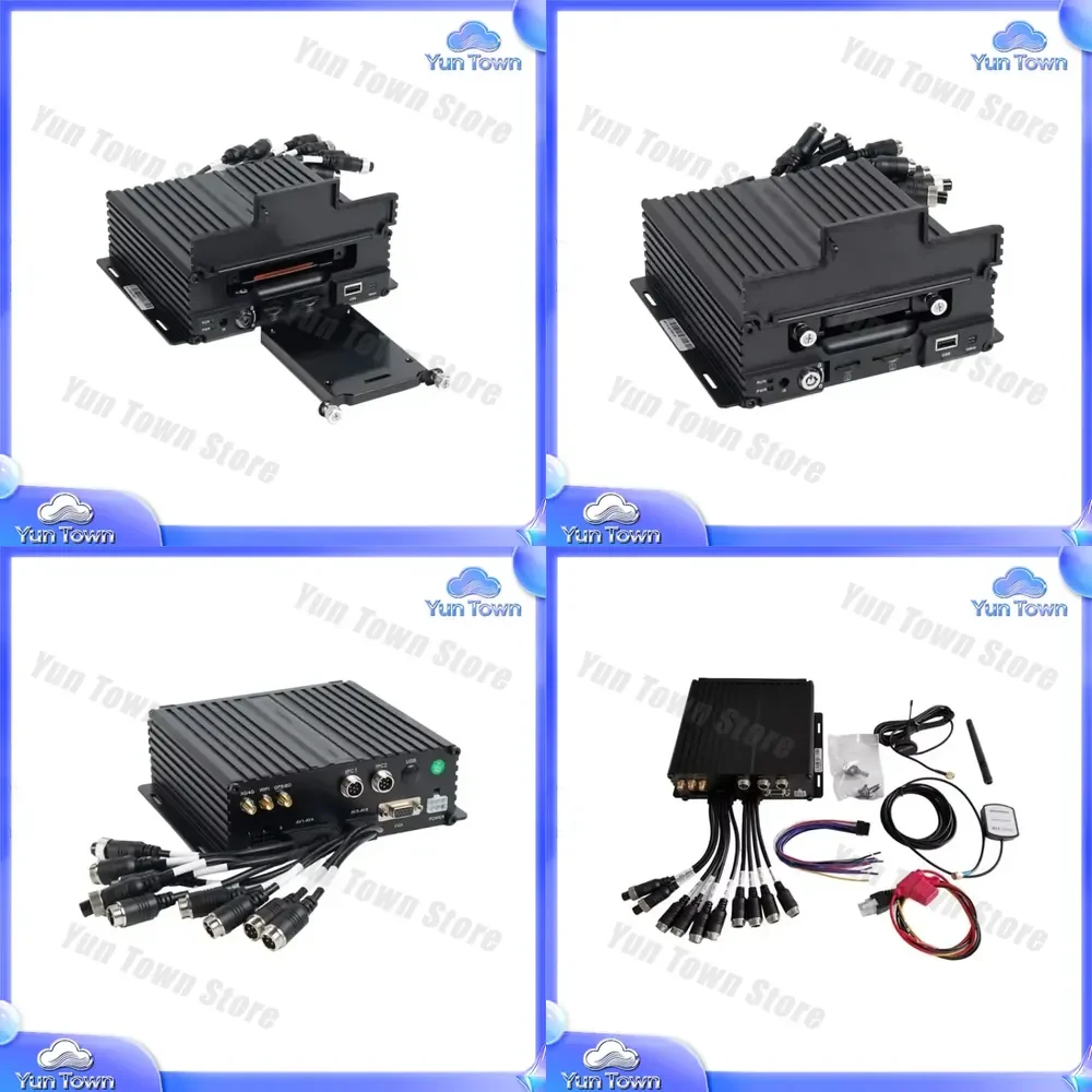 for 8 Channel 1080P Vehicle DVR Recorder for Truck Bus Security Camera System with 4G GPS WIFI MDVR Hard Drive Mobile DVR for