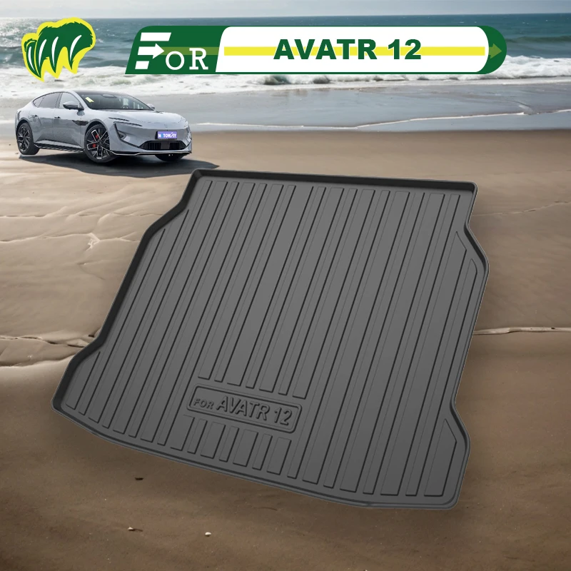 For AVATR 12 2024 Custom Fit Car Trunk Mat All Season Cargo Mat 3D Shaped Laser Measured Trunk Liners