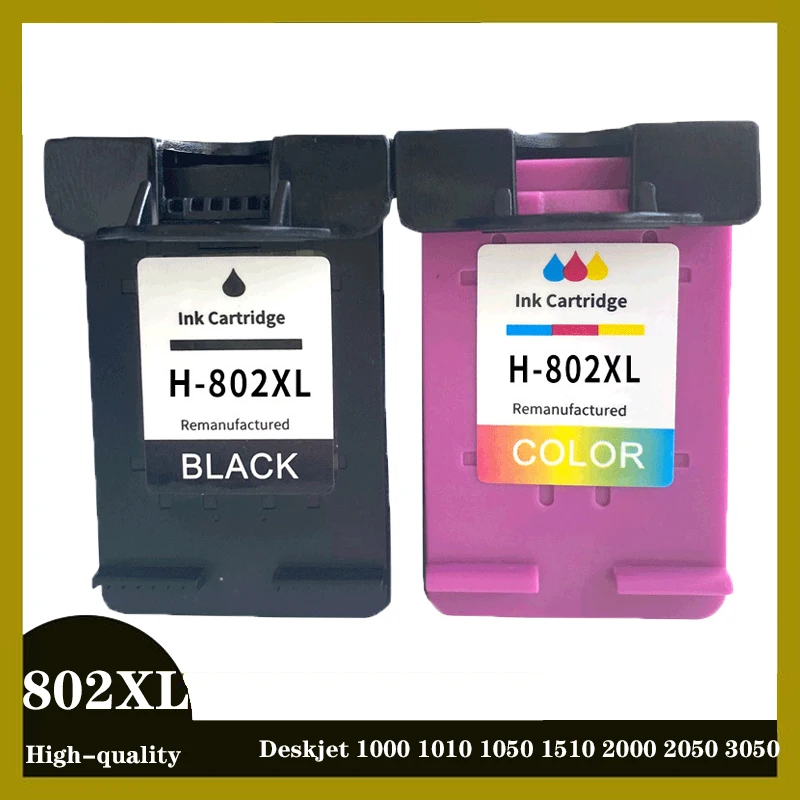 

HP 802 802XL Premium Remanufactured Color Inkjet Ink Cartridge for HP Deskjet 1000 1010 1050 1510 2000 2050 3050 J110a J610a