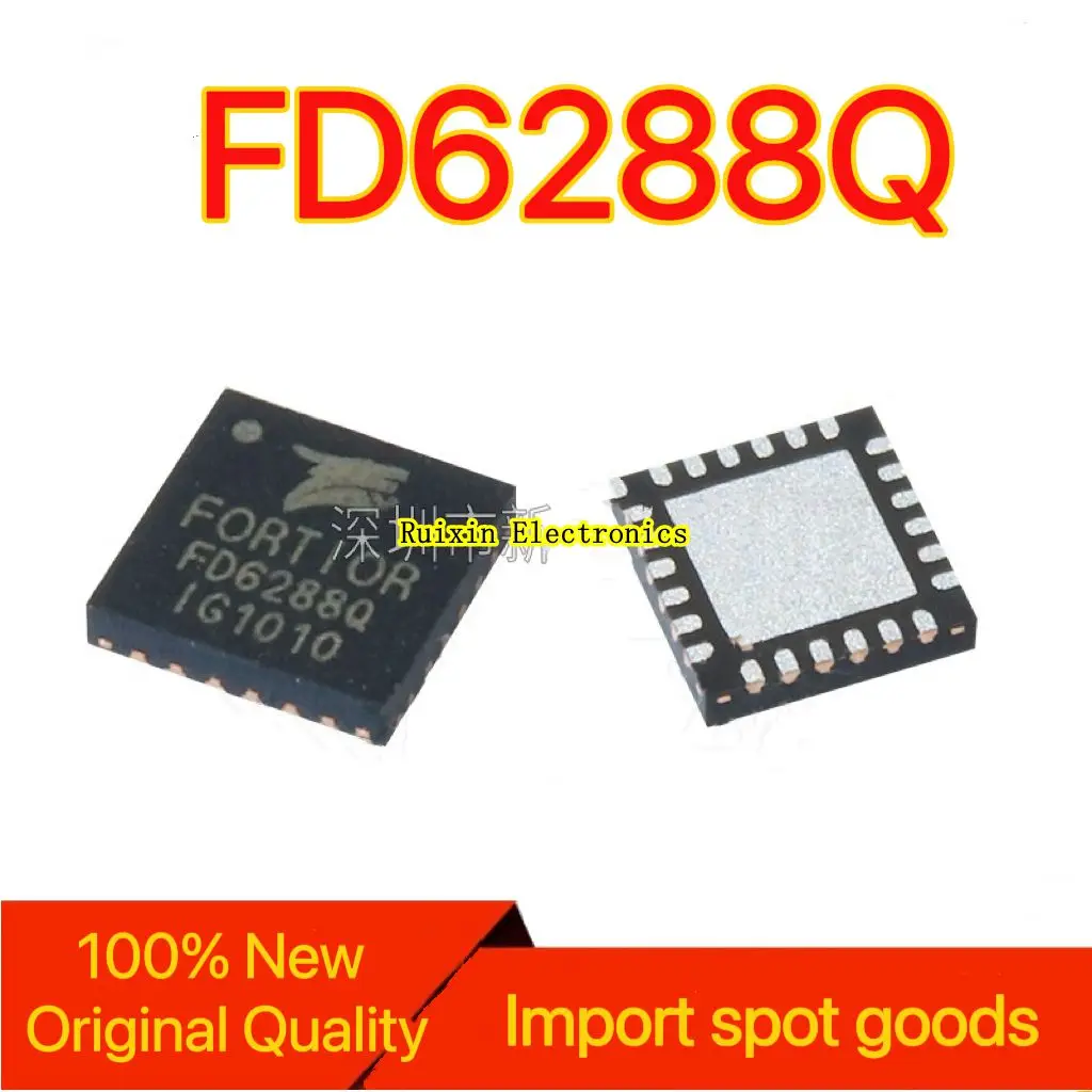 【5PCS】Original genuine FD6288Q FD6288 package QFN-24 250V three-phase gate driver IC chip