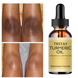 New Turmeric Oil Glow To Facial Lightening Serum For Black Brown Skin Leg Hand Body Whitening For Dark Skin Beauty Health