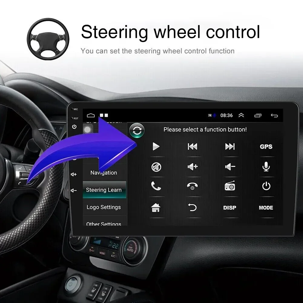 7in ثنائي اللمس Android13 ملاحة السيارة المدمج في Carplay + Android auto/4 + 64G + كاميرا AHD + ميكروفون لتويوتا برادو 2002-2009 #3