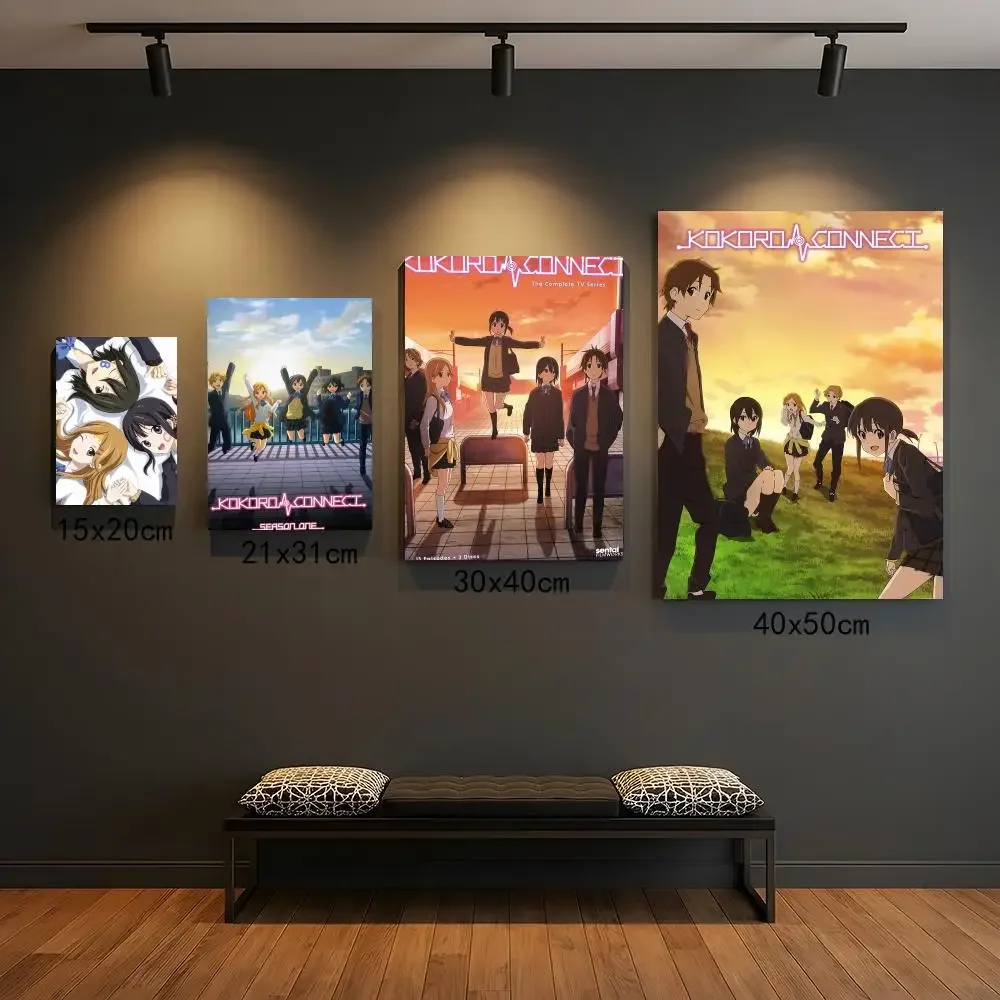 anime K-Kokoro Connect-T Painting Calligraphy Boho Botanical Decor for Living Room  Elegant Home Style