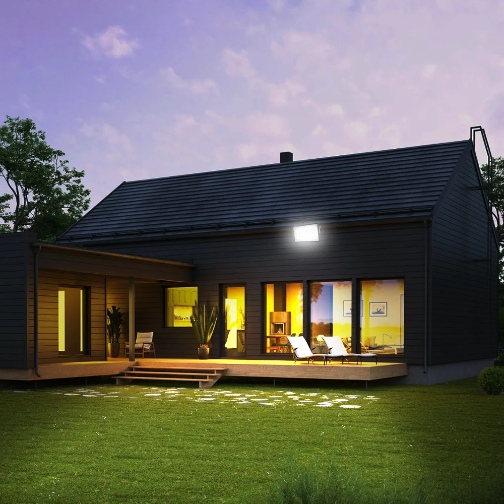 LED-Flutlicht 100W 150W 200W Wasserdichtes Flutlicht Außenbeleuchtung Gartenleuchte Platzbeleuchtung Garagenbeleuchtung Straßenbeleuchtung – Detail 9
