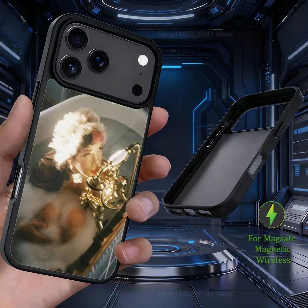 เคสโทรศัพท์แบบแม่เหล็กสำหรับชาร์จไร้สาย M-Melanie M-Martinez Singer สำหรับ iPhone 17,14,11,15,16,13,12,Pro,Max,รองรับ Magsafe,Plus,Mini