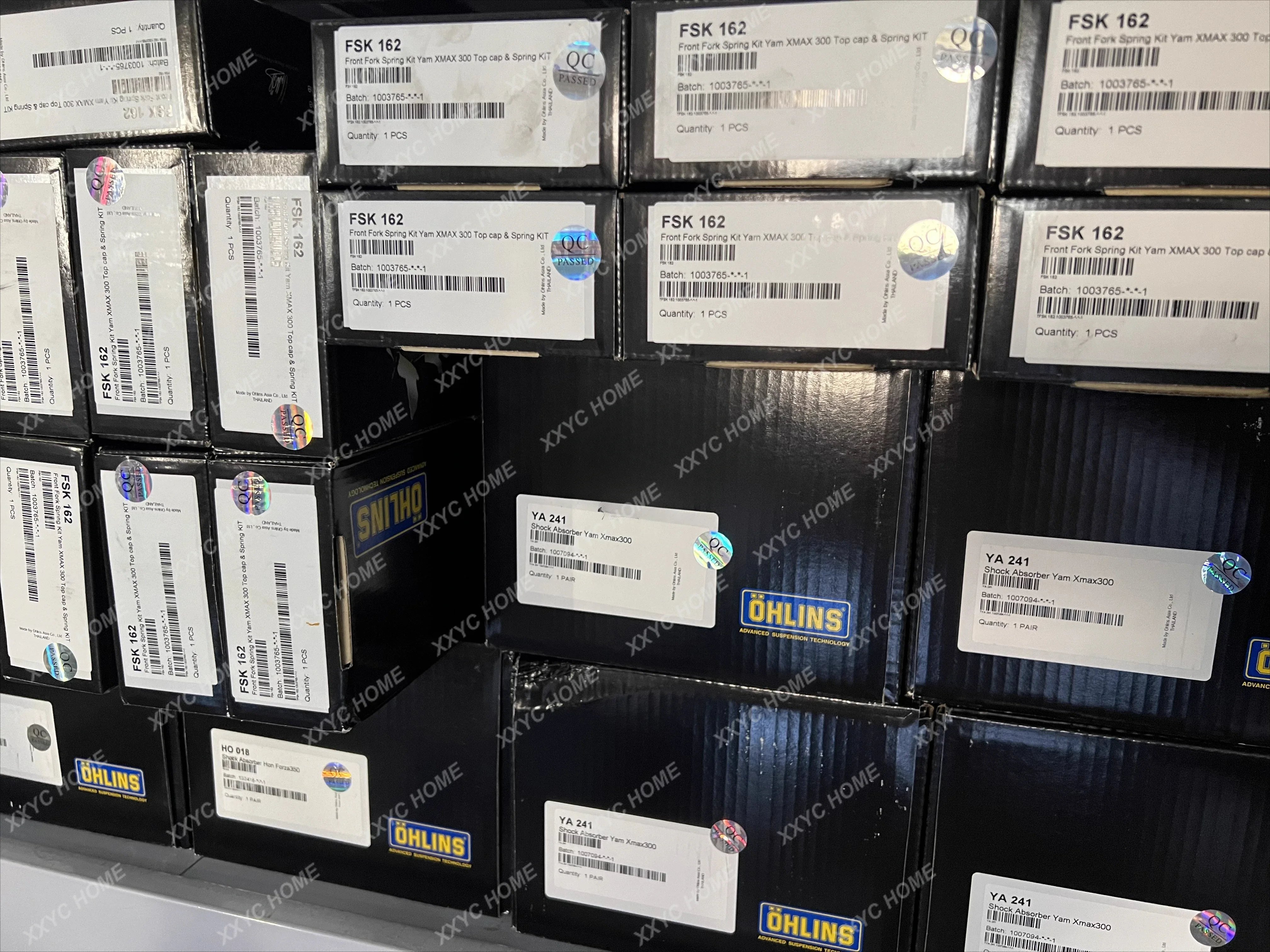 XMAX300 modified OHLINS Olins new rear shock absorber YA241 shock absorber FSK162