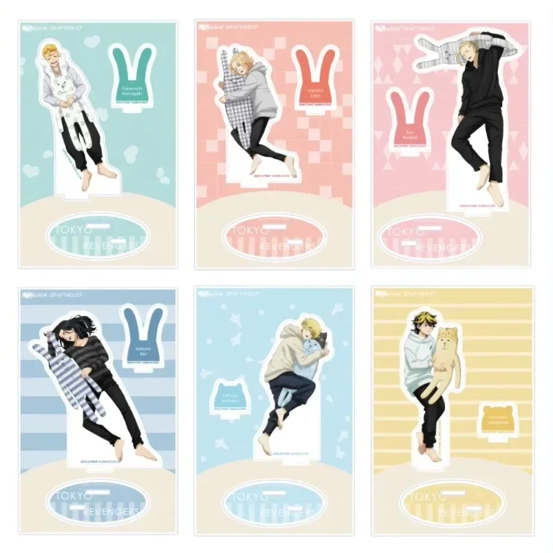 

Game Takemitchy Chifuyu Inui Seishu Acrylic Stand Doll Anime Hanemiya Kazutora Keisuke Figure Model Plate Cosplay Toy Gift