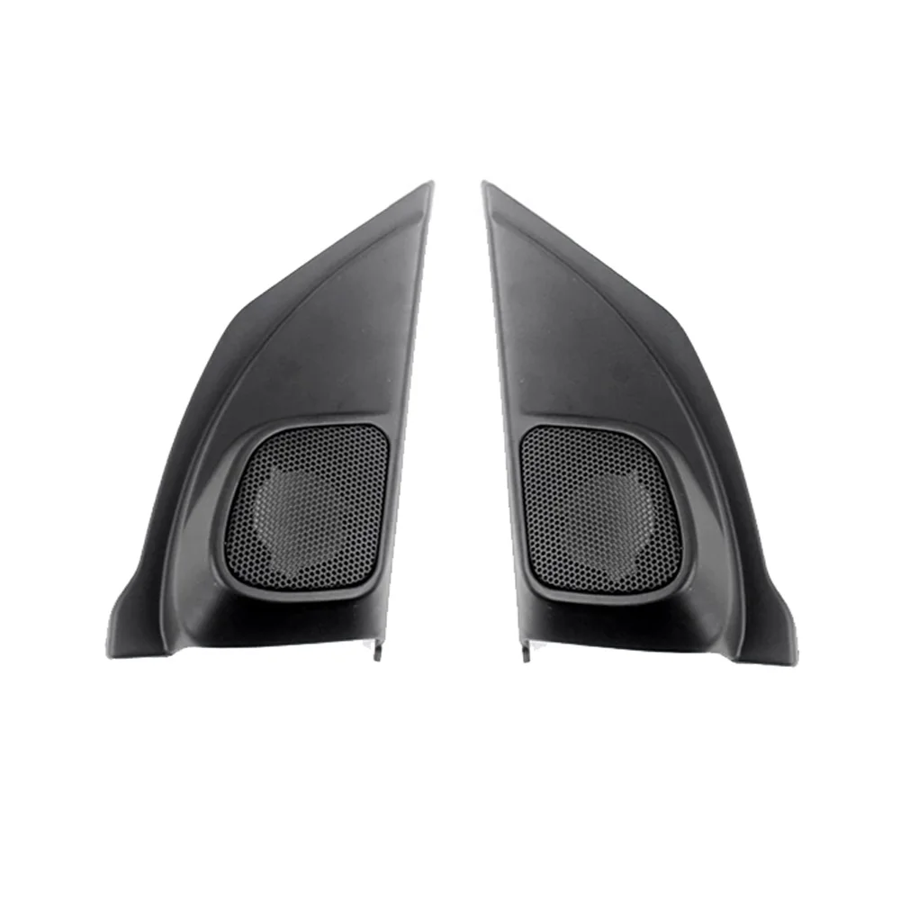 Car Door Panel Audio Horn Cover Tweeter Triple-cornered Speaker Loudspeaker Cover Trim for Honda CR-V 2012-2016