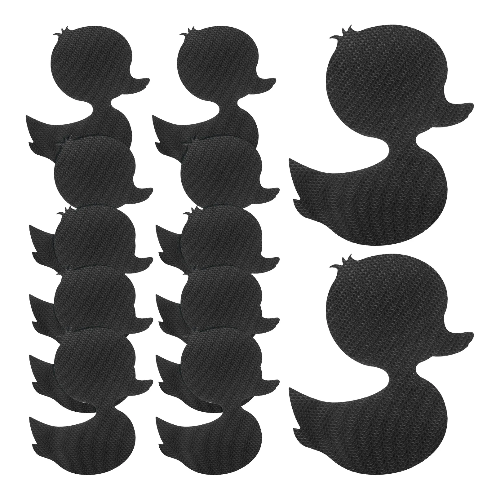 

12 Pcs Children Anti-slip Stickers Kids Self-adhesive Floor Decals Bathtub Non-skid PEVA Shaped Bathroom Safety Tiles