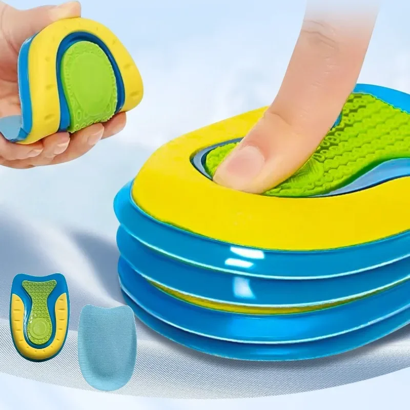 نعال جيل من السيليكون لالتهاب اللفافة وتخفيف آلام الكعب، حشوات لتخفيف آلام الكعب، نعل داخلي للأحذية،/'\p