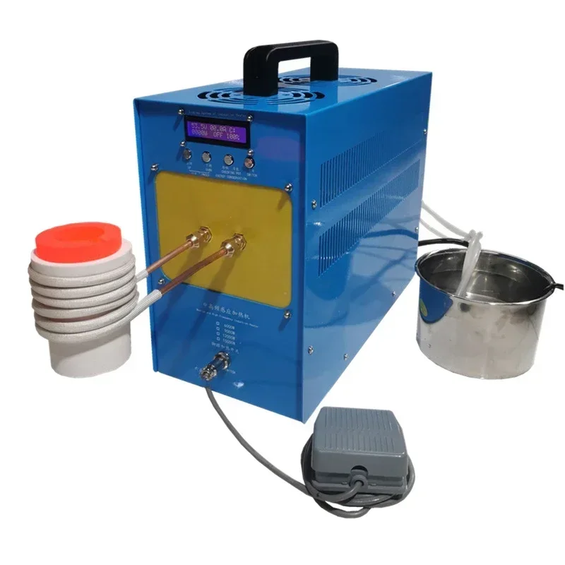 3000W High-frequency Induction Heating Machine ZVS Induction Heater Silver Gold Melting Furnace 220V 110V