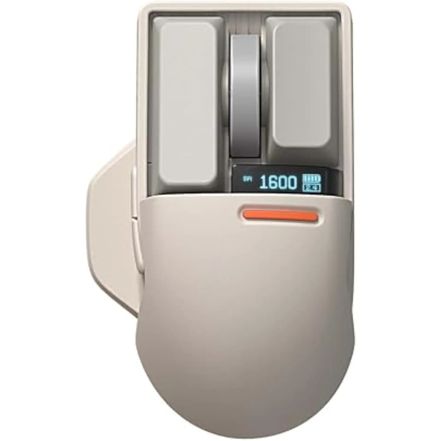 LOFREE OE909 Touch PBT wireless mouse with USB receiver, Bluetooth, wired connection, rechargeable, 4000 DPI OLED screen