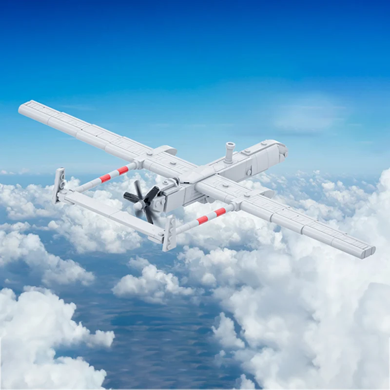 

fdsa Reconnaissance Plane Model MOC Building Bricks War Equipment Modular Technology Gifts Holiday Assemble Children Toys Suit