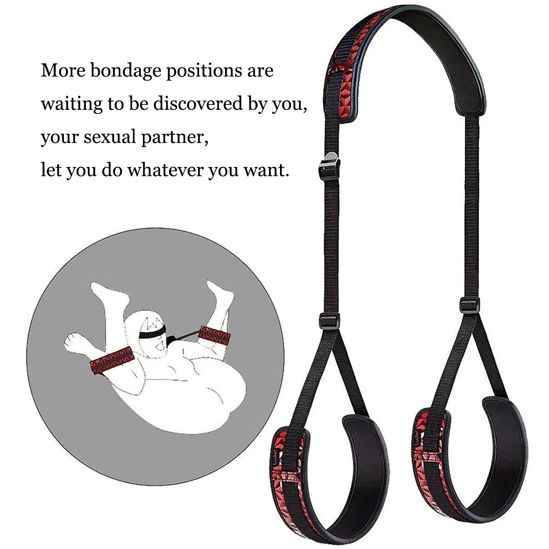 Sex Toys BDSM Bondage Adjustable Restraints Harness for Women Open Legs Straps Fetish Couples Flirting Blindfolds Sex Products