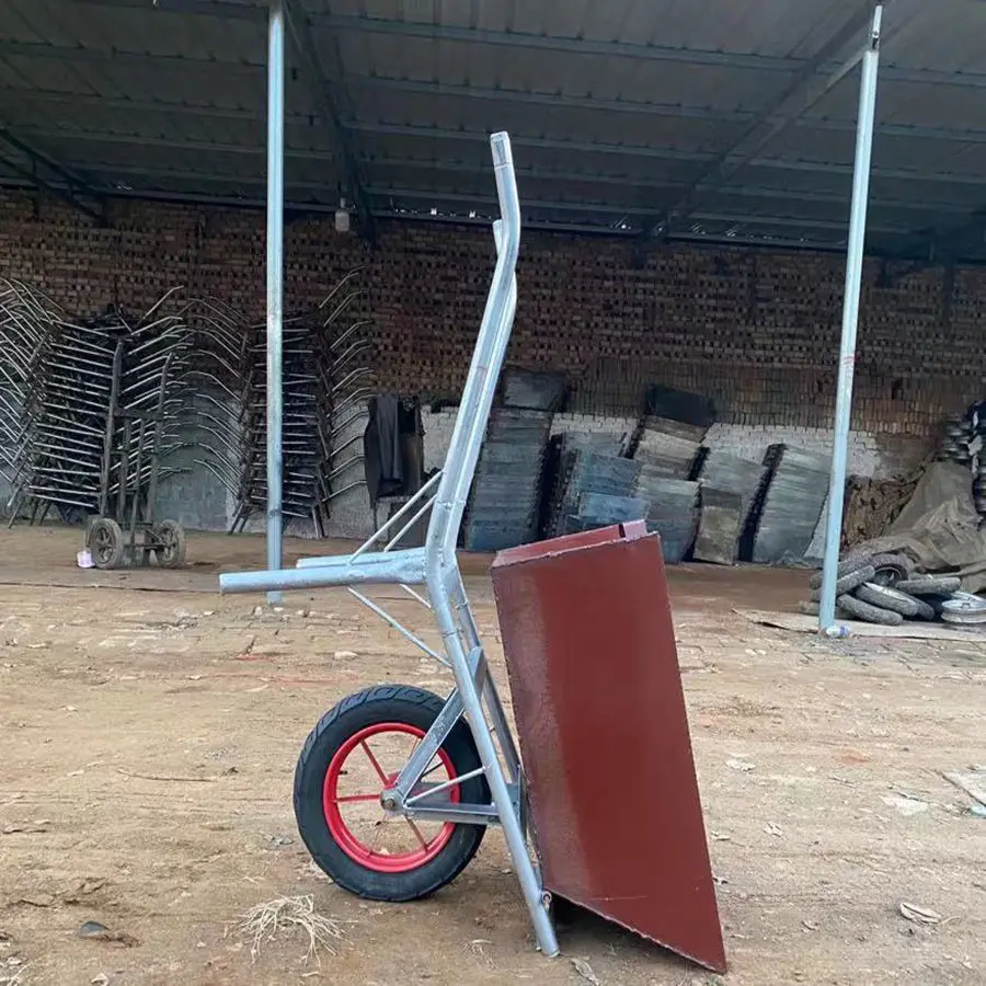 

Household garbage with tipping bucket trolley construction site push sediment wheel decoration light handling trolley