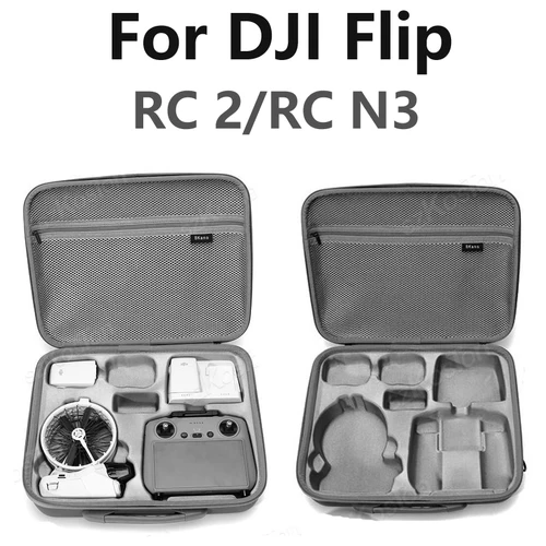 Para DJI Flip Drone accesorios Estuche de transporte bolso protector de Control remoto para DJI Flip RC 2/RC N3 caja de almacenamiento portátil