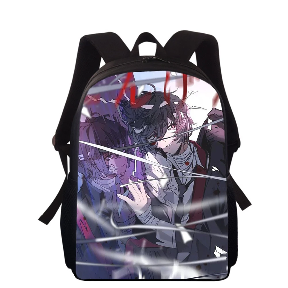 Bungo Stray Dogs Anime 15” 3D Print Kids Backpack Primary School Bags for Boys Girls Back Pack Students School Book Bags