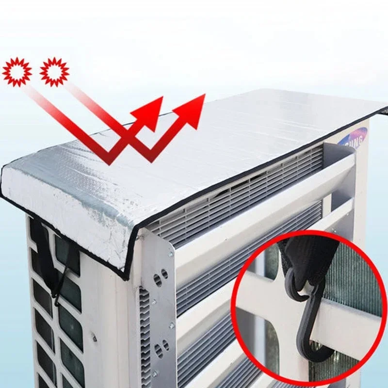 Outdoor Rainproof Air Conditioning Cover Air Conditioner Waterproof Dust Cover Washing Anti-Dust Anti-Snow Cleaning Bag 95*46cm - view 2