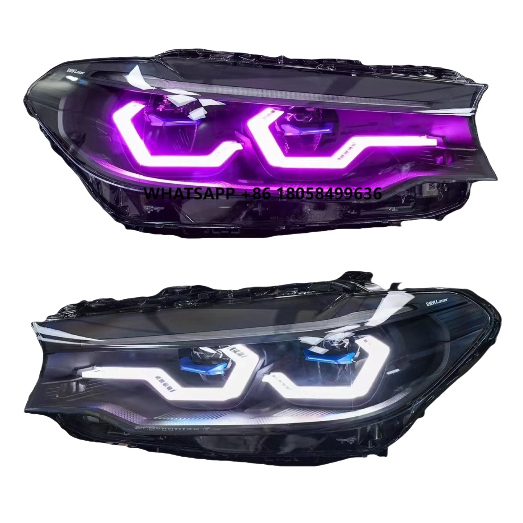 

For 5 Series M5 F90, G38, G31, G30 Headlights, Dual-lens Dual-color Switching, DRL Modified OSS Headlights