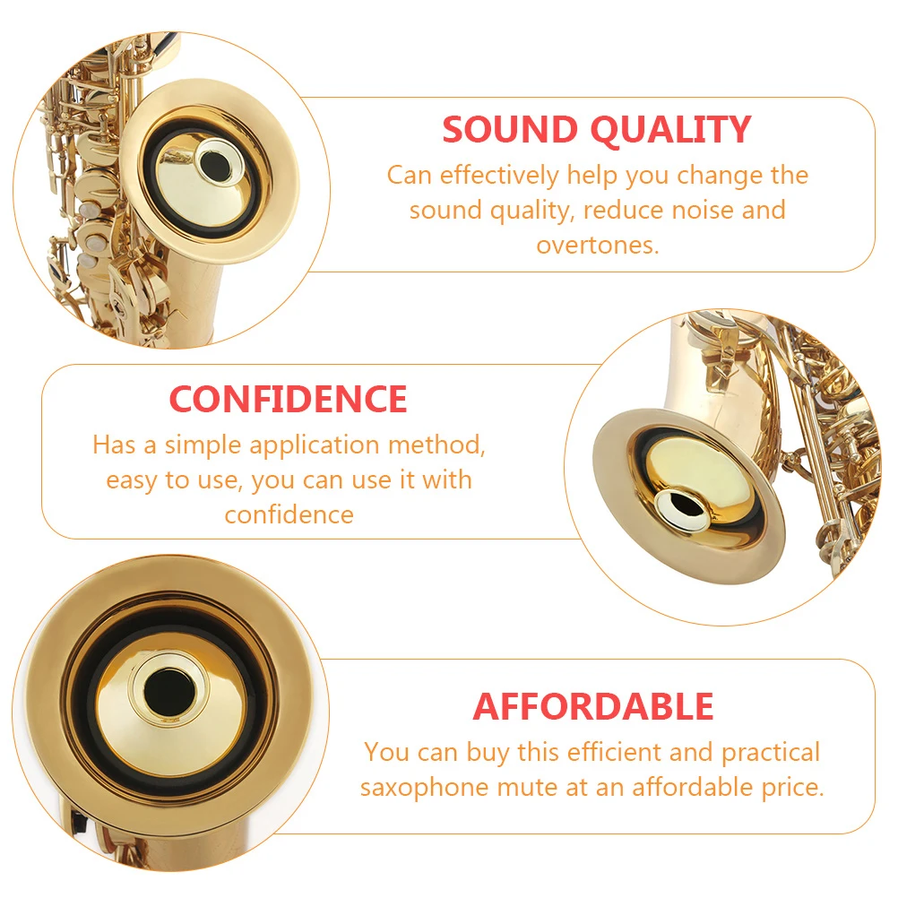 

Saxophone Mute Muffler Accessories Mufflers Instrument Accessory Alto Saxaphone Sound for
