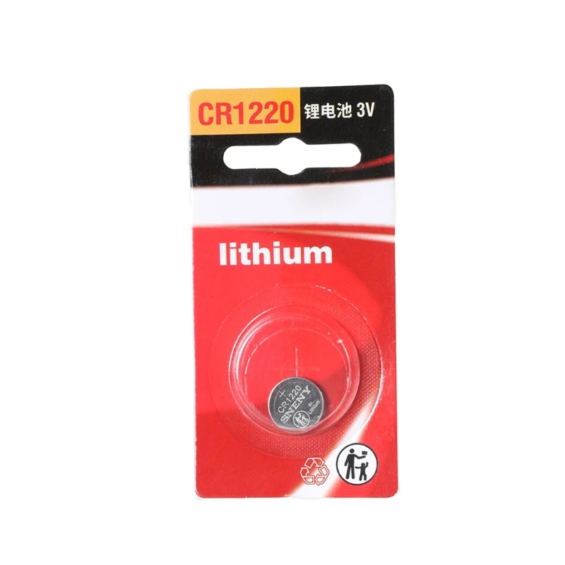 J6PA Quality CR1220 3V Button Battery for Efficiently Energy Supply in Devices