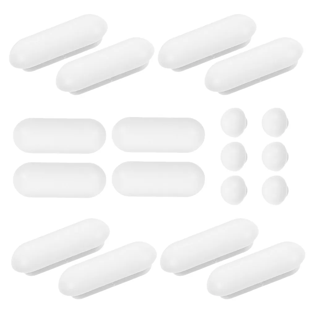 

18Pcs Toilet Seat Bumper Kit Universal Rubber Spacers Easy Clean Non-Slip for Home and Public Restrooms Toilet Seat Bumper