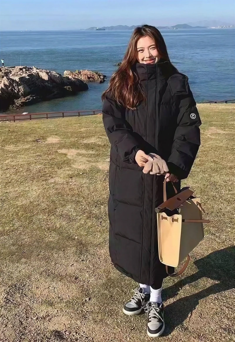 

Парки женские, осенние, шерстяные, на флисовой подкладке, с боковой подкладкой, на пуговицах, с поясом на пуговицах, в консервативном стиле, для студентов колледжа, художественные Ins