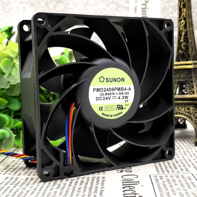 ORIGINAL PMD2409PMB4-A 9038MM9 CM 24V 4,3 W 3 DRÄHTE LÜFTER