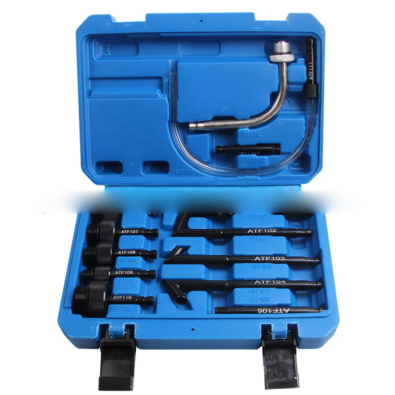 13Pcs Olie Vullen Adapter Transmissie Olie Refill Connector Tool Voor Ford Mercedes Honda Versnellingsbak Tanken Systeem Tool
