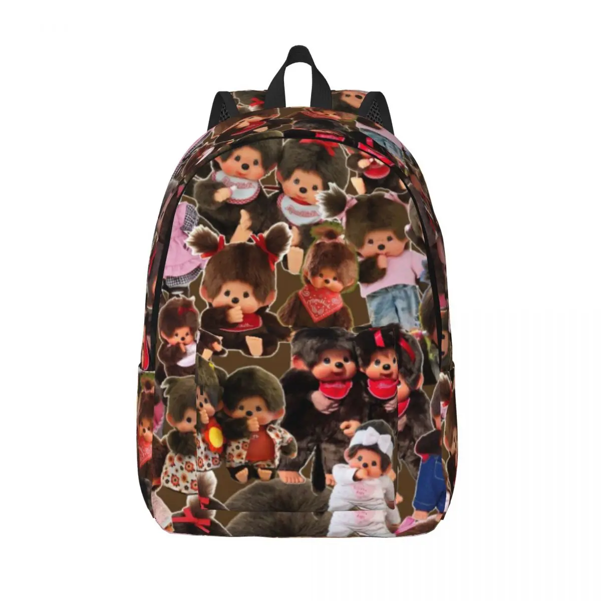 

Рюкзак Monchhichis для мужчин и женщин, крутой студенческий деловой рюкзак, прочные холщовые сумки для колледжа