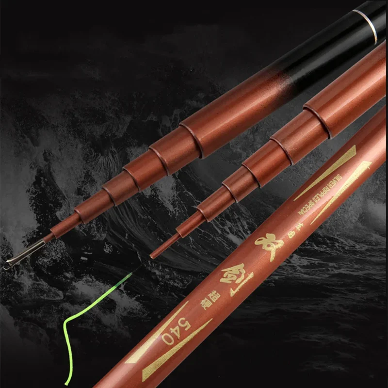 4.5/5.4/6.3/7.2/8.0/9.0/10/11m Carp Fishing Rod Feeder Hard Epoxy Resin Carbon Fiber Telescopic Fishing Rod Fishing Pole