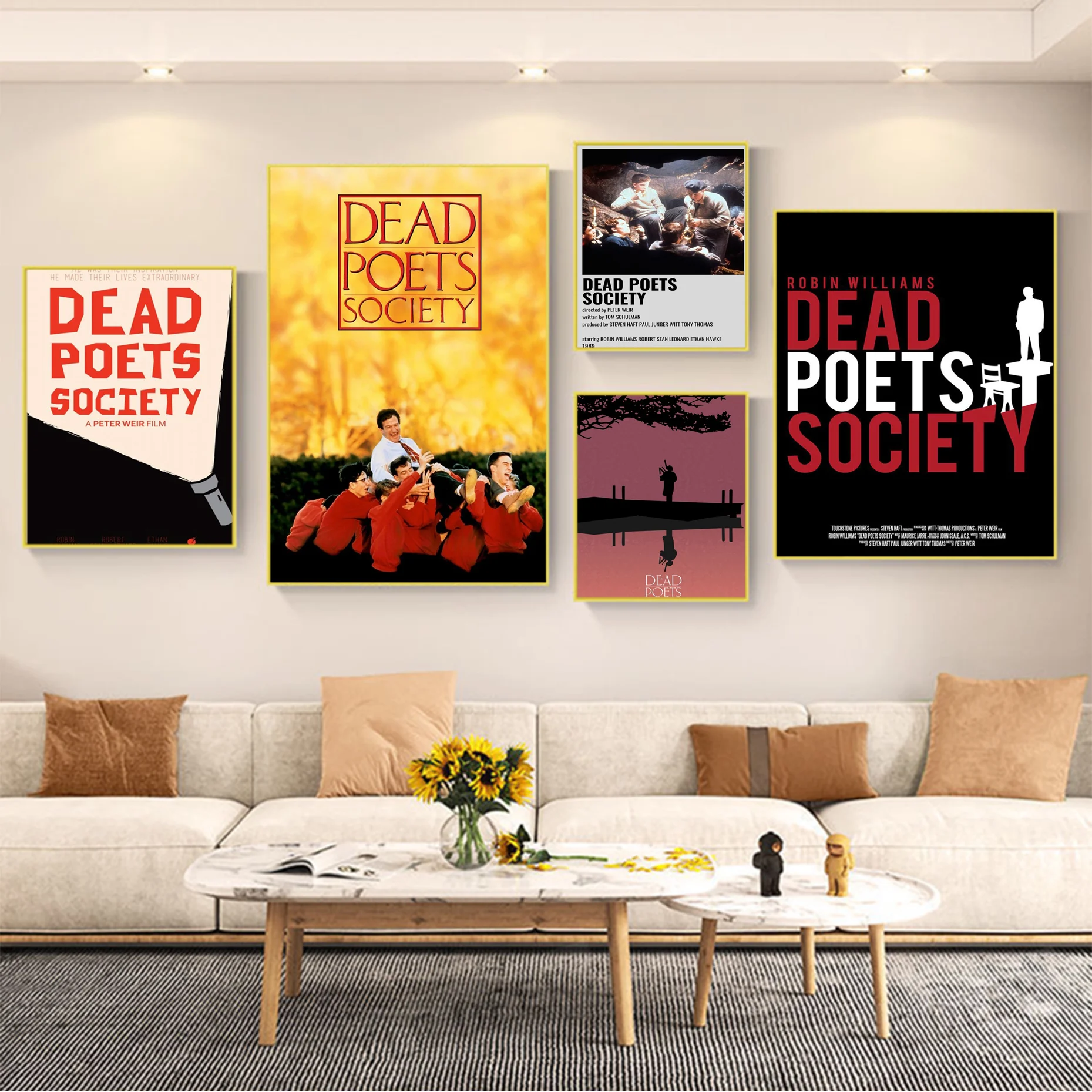 Movie Dead Poets Society Classic Movie Posters Vintage Room Home Bar Cafe Decor Nordic Home Decor