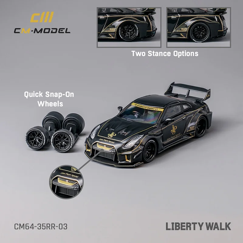 

Cm-Model 1/64 GT-R35RR LBWK metal diecast cars collection models Toys For Boys