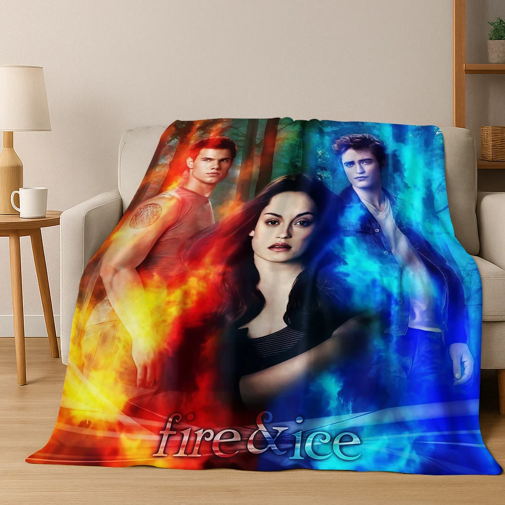 26 نمط الشفق إيزابيلا إدوارد الفن الفانيلا بطانية ، دافئ لينة رمي بطانية للمنزل غرفة نوم أريكة تتحول لسرير نزهة غطاء هدية للأطفال