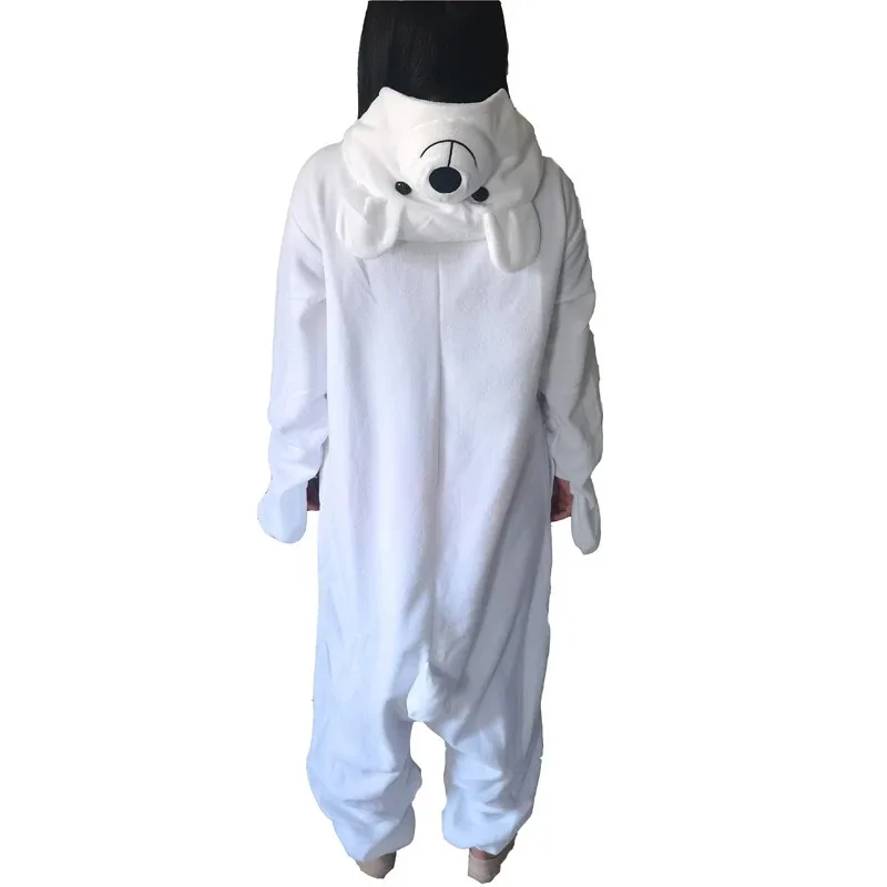 الدب القطبي نيسيس للبالغين قطعة واحدة منامة Kigurumi الجسم كله النساء أنيمي زي الرجال تأثيري بيجامة هالوين حفلة هدية
