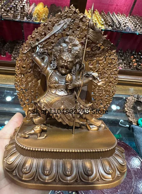 15CM Tibet Begtse Protector Buddha Copper Statue