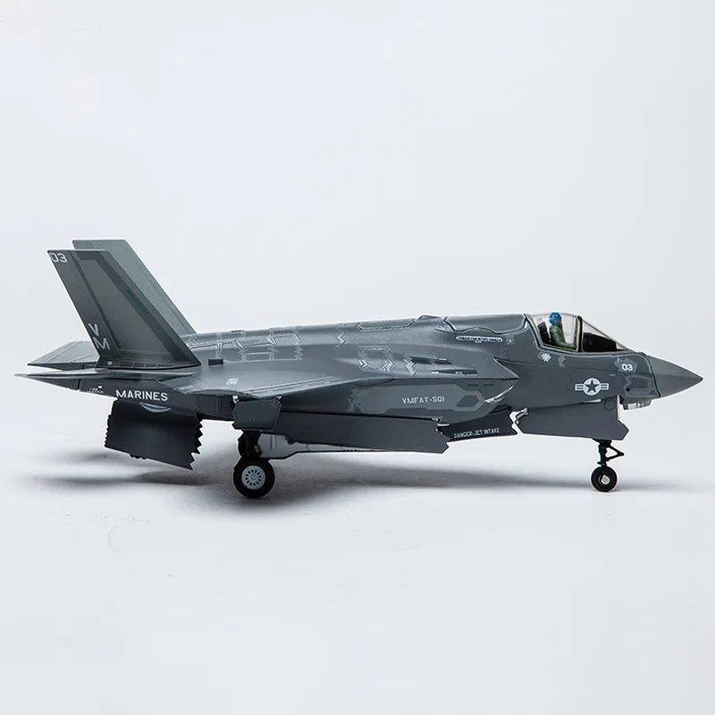 1:72 F35B Fighter Alloy Die-cast Fighter Model Toys Miniature Airplane Model Collectible Children's Toys Holiday Gift Wholesale