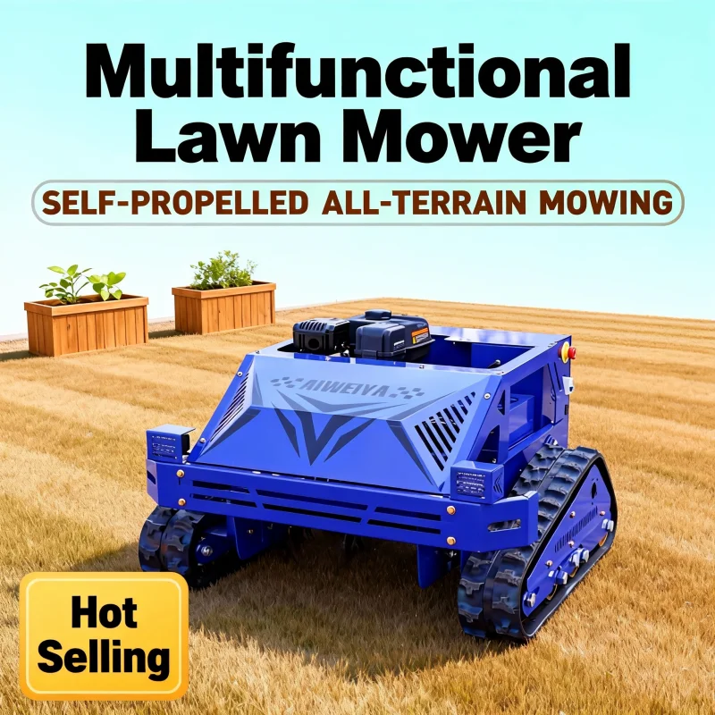 

Customized 2025 New Crawler Lawn Mower - Suitable for Ranchers Clearing Weeds in Livestock Pastures and Fences