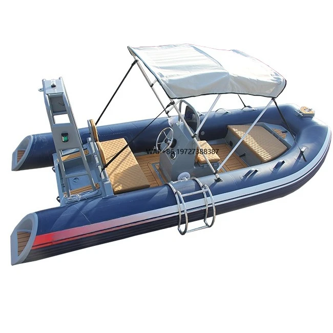 16ft 8 Capacity Orca/Hypalon/PVC Aluminum Hull RHIB 480 Inflatable Boat for Sale