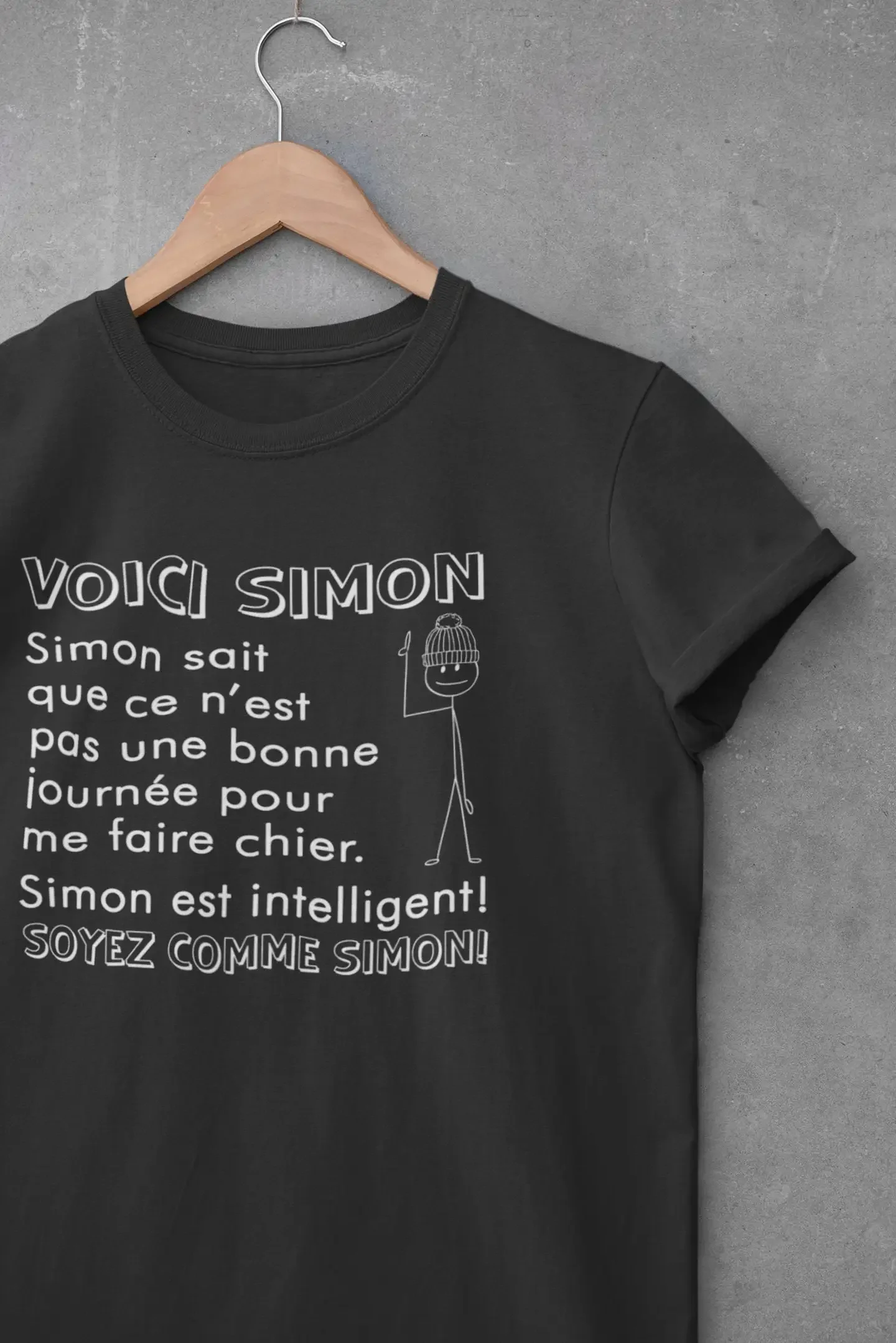T Shirt Voici Simon…