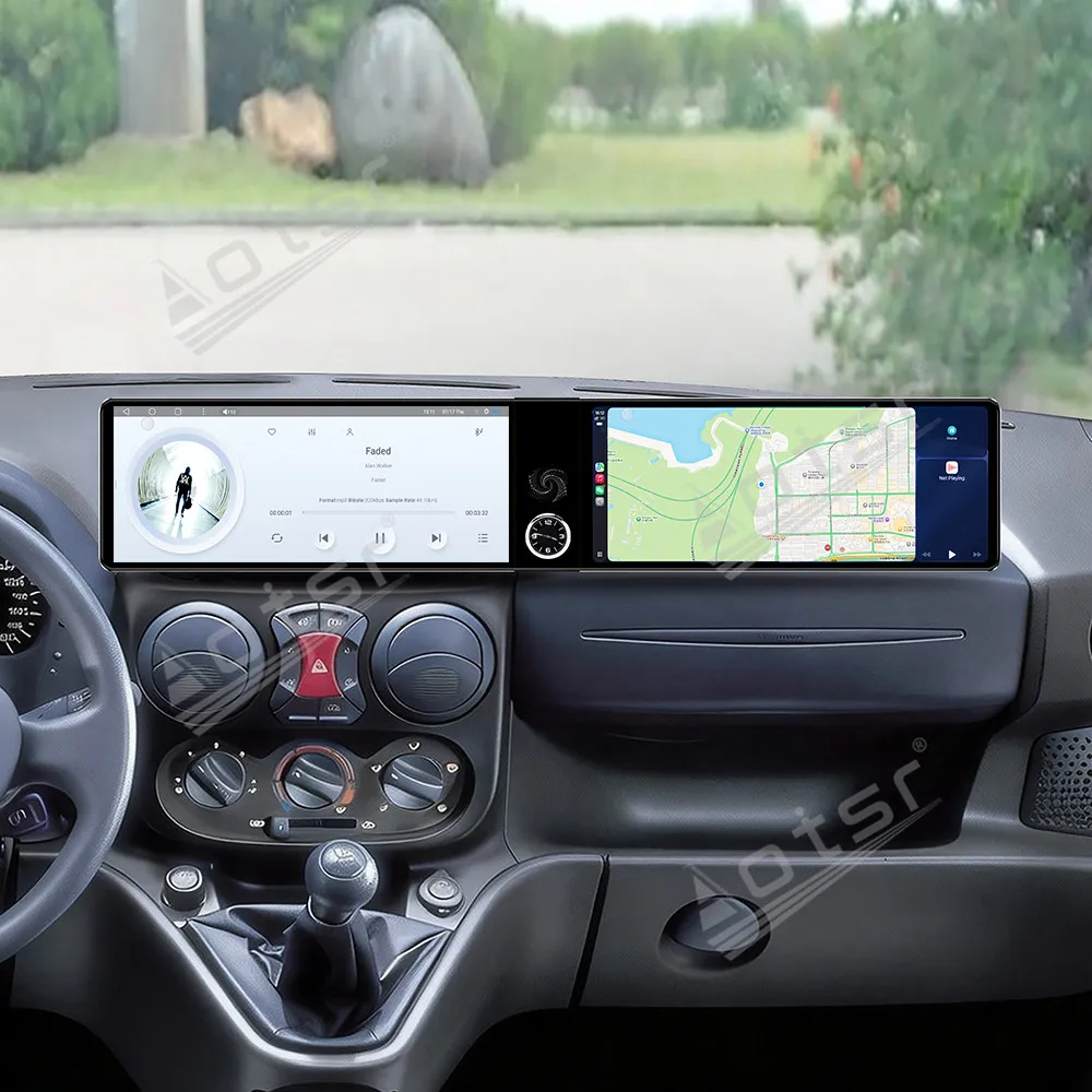 

12,3-дюймовый Android 13 CarPlay для Fiat Doblo 2002-2017, автомобильная магнитола с HD сенсорным экраном, мультимедийный плеер, GPS-навигация, головное устройство