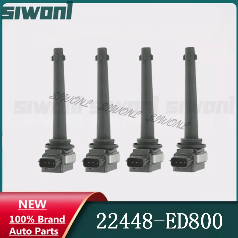 4 pcs/lot Car Ignition Coil 22448ED800 For Nissan Sentra 2.0L L4  Tiida 1.6L 1.8L March K12 22448-ED800
