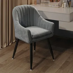 Nowoczesne krzesła do salonu - Nordic Velvet Relaksujący leniwy designerski fotel Indywidualne Sillas Plegables do mebli do salonu