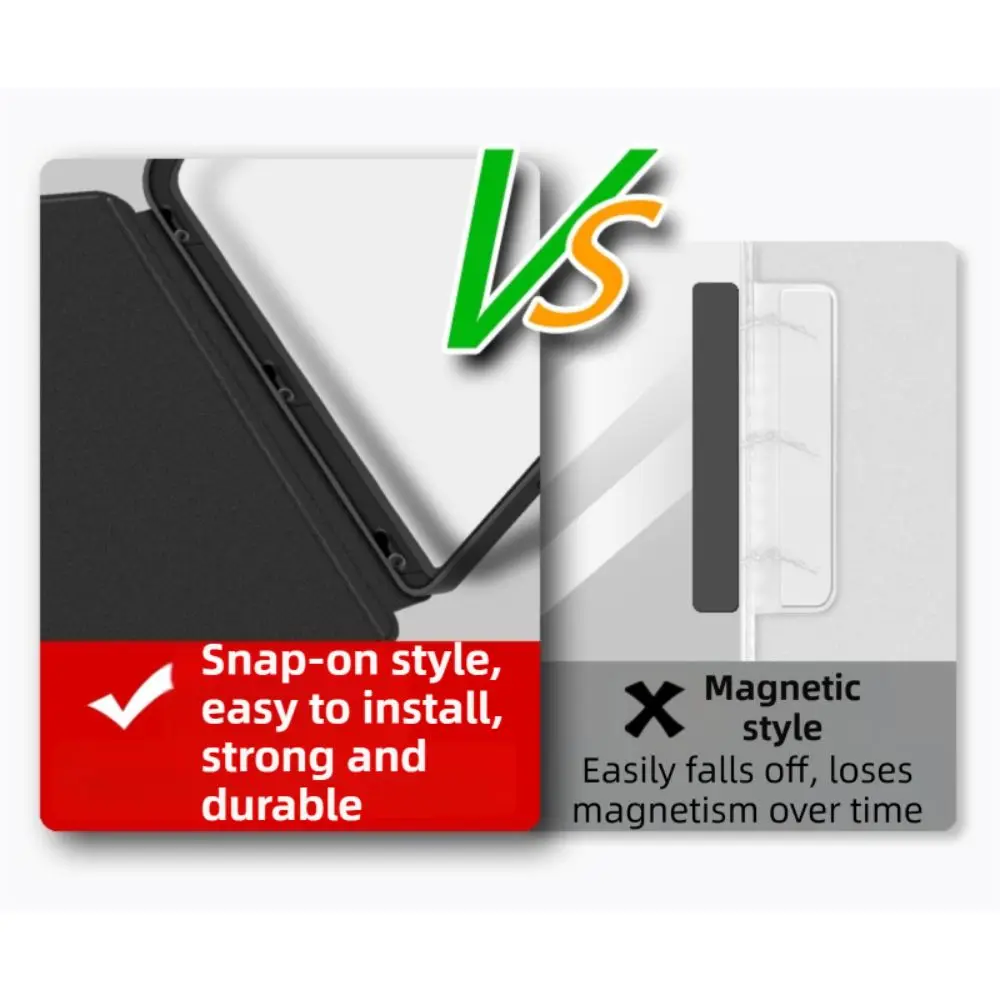 Auto Wake/Sleep 6 inch e-Reader Case Magnetic Split Design Smart Case Wear Resistant for Kindle 2024/2022 11th Generation