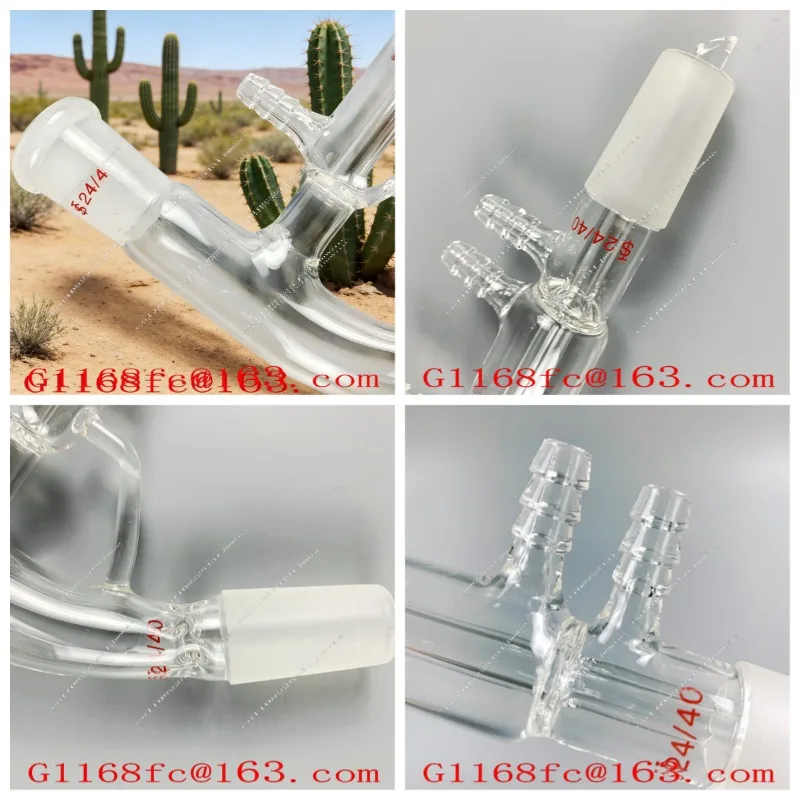 Microdistiller Glass Instrument, Small Extraction Distillation Unit in Chemical Laboratory